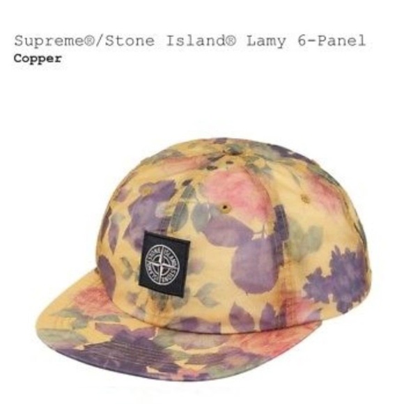 Supreme Other - SUPREME STONE ISLAND 6-PANEL COPPER HAT FW17